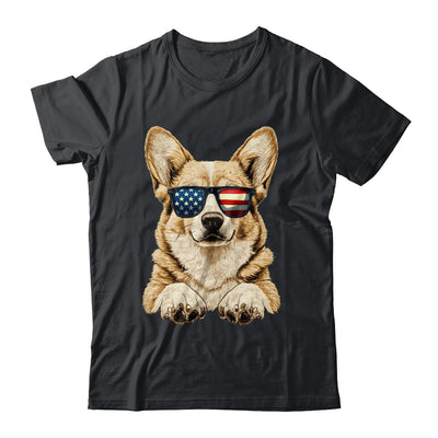 Patriotic Corgi Dog USA Flag 4th Of July Shirt & Tank Top | siriusteestore