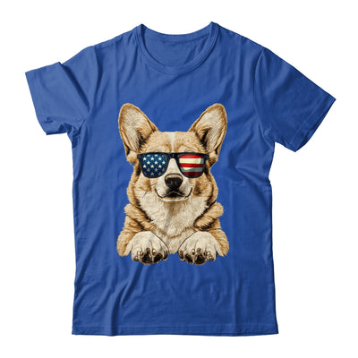 Patriotic Corgi Dog USA Flag 4th Of July Shirt & Tank Top | siriusteestore