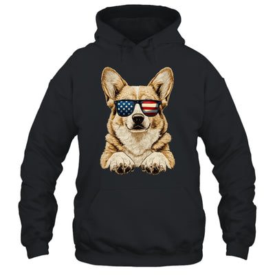 Patriotic Corgi Dog USA Flag 4th Of July Shirt & Tank Top | siriusteestore