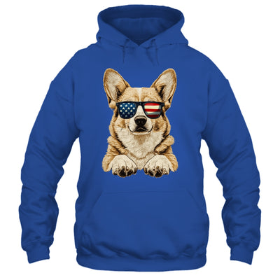 Patriotic Corgi Dog USA Flag 4th Of July Shirt & Tank Top | siriusteestore