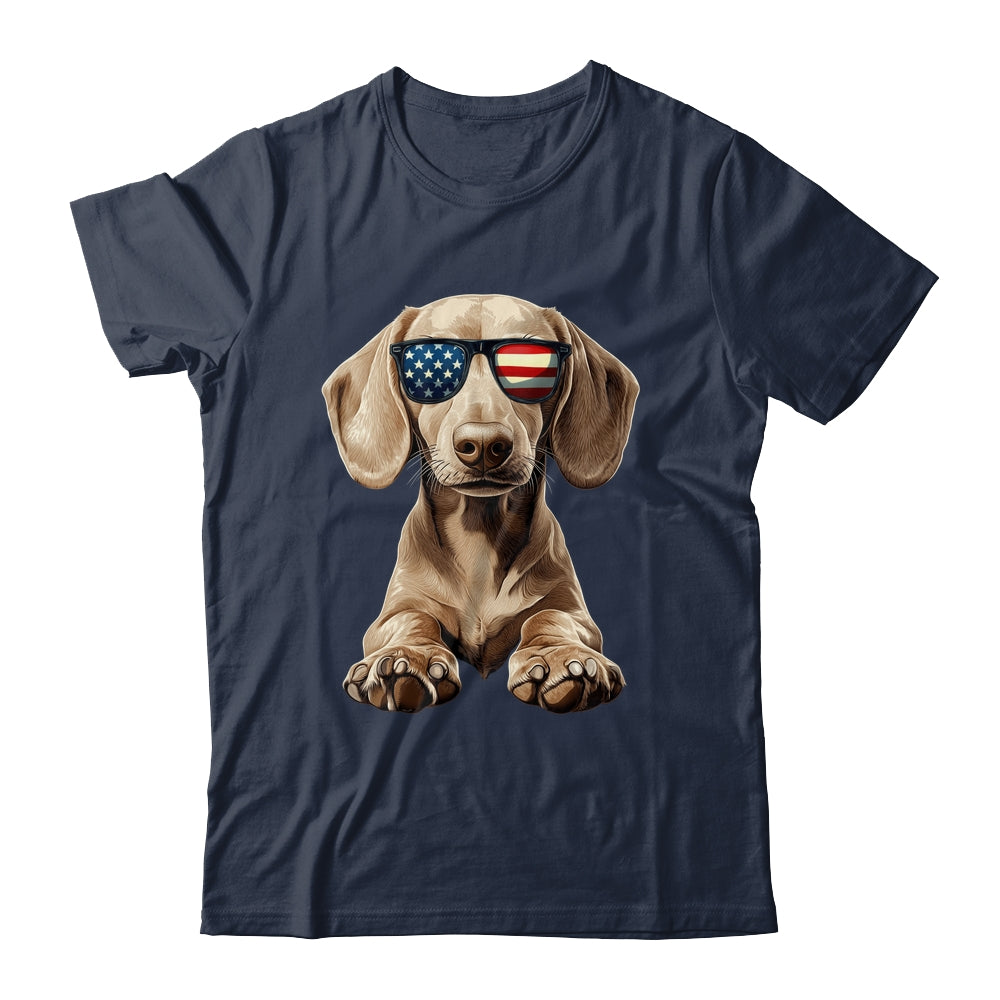 Patriotic Dachshund Dog USA Flag 4th Of July Shirt & Tank Top | siriusteestore