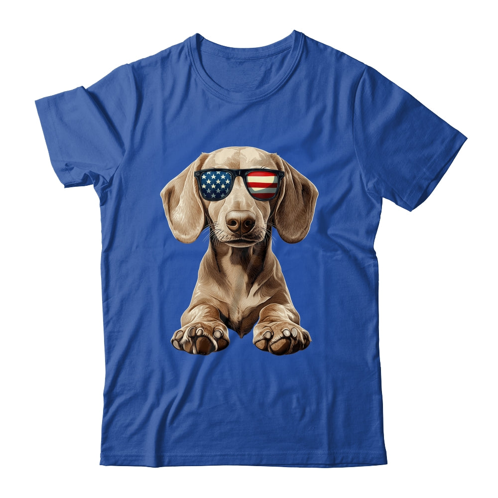 Patriotic Dachshund Dog USA Flag 4th Of July Shirt & Tank Top | siriusteestore