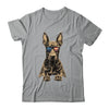 Patriotic Doberman Dog USA Flag 4th Of July Shirt & Tank Top | siriusteestore