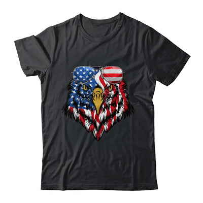 Patriotic Eagle Tee 4th Of July Sunglass USA American Flag Shirt & Hoodie | siriusteestore