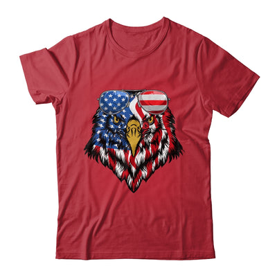 Patriotic Eagle Tee 4th Of July Sunglass USA American Flag Shirt & Hoodie | siriusteestore