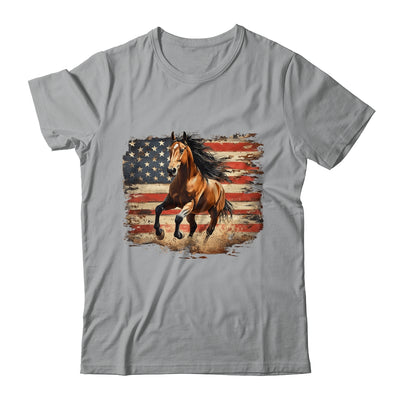 Patriotic Farm American Horse Flag Western 4th Of July Shirt & Hoodie | siriusteestore