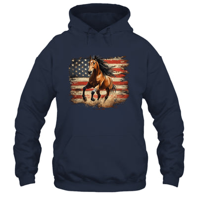 Patriotic Farm American Horse Flag Western 4th Of July Shirt & Hoodie | siriusteestore