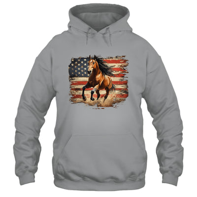 Patriotic Farm American Horse Flag Western 4th Of July Shirt & Hoodie | siriusteestore