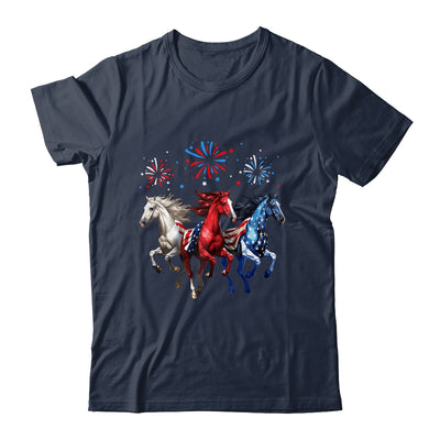 Patriotic Firework Horse USA Flag July 4th Fireworks Show Shirt & Tank Top | siriusteestore
