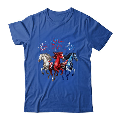 Patriotic Firework Horse USA Flag July 4th Fireworks Show Shirt & Tank Top | siriusteestore