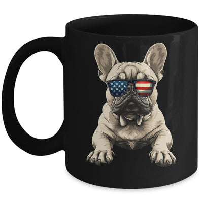 Patriotic French Bulldog Dog USA Flag 4th Of July Mug | siriusteestore