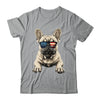 Patriotic French Bulldog Dog USA Flag 4th Of July Shirt & Tank Top | siriusteestore