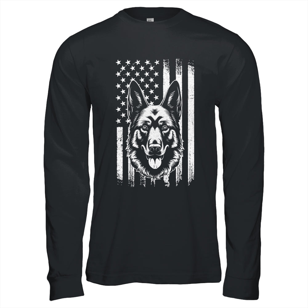 Patriotic German Shepherd American Flag 4Th Of July Shirt & Hoodie | siriusteestore