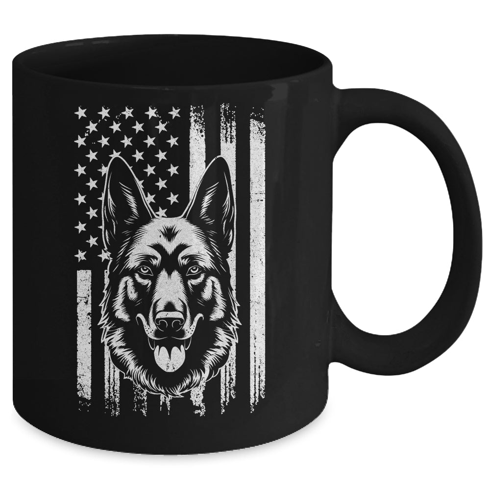 Patriotic German Shepherd American Flag 4Th Of July Mug | siriusteestore