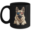 Patriotic German Shepherd Dog USA Flag 4th Of July Mug | siriusteestore