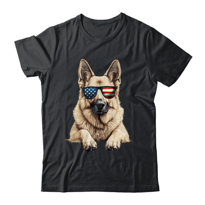 Patriotic German Shepherd Dog USA Flag 4th Of July Shirt & Tank Top | siriusteestore