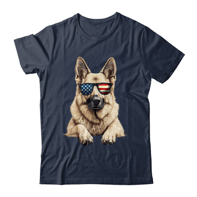 Patriotic German Shepherd Dog USA Flag 4th Of July Shirt & Tank Top | siriusteestore