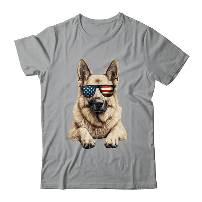 Patriotic German Shepherd Dog USA Flag 4th Of July Shirt & Tank Top | siriusteestore