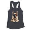 Patriotic German Shepherd Dog USA Flag 4th Of July Shirt & Tank Top | siriusteestore