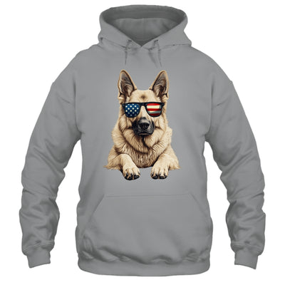 Patriotic German Shepherd Dog USA Flag 4th Of July Shirt & Tank Top | siriusteestore