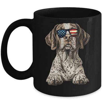 Patriotic German Shorthaired Pointer Dog USA Flag 4th Of July Mug | siriusteestore