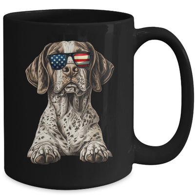 Patriotic German Shorthaired Pointer Dog USA Flag 4th Of July Mug | siriusteestore