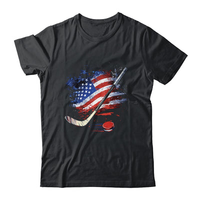 Patriotic Ice Hockey 4th Of July USA Independence Day Shirt & Tank Top | siriusteestore