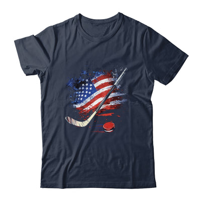Patriotic Ice Hockey 4th Of July USA Independence Day Shirt & Tank Top | siriusteestore