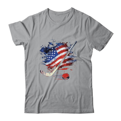 Patriotic Ice Hockey 4th Of July USA Independence Day Shirt & Tank Top | siriusteestore