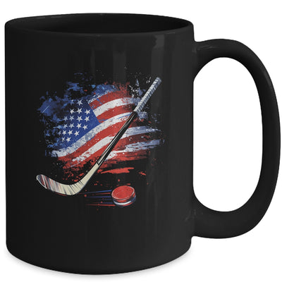 Patriotic Ice Hockey 4th Of July USA Independence Day Mug | siriusteestore