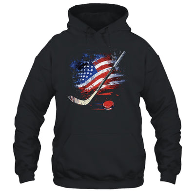 Patriotic Ice Hockey 4th Of July USA Independence Day Shirt & Tank Top | siriusteestore