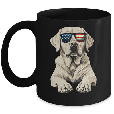 Patriotic Labrador Retriever Dog USA Flag 4th Of July Mug | siriusteestore