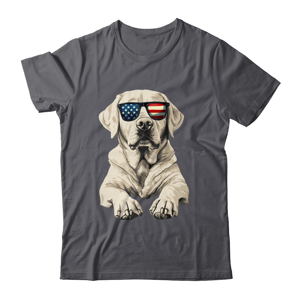 Patriotic Labrador Retriever Dog USA Flag 4th Of July Shirt & Tank Top | siriusteestore