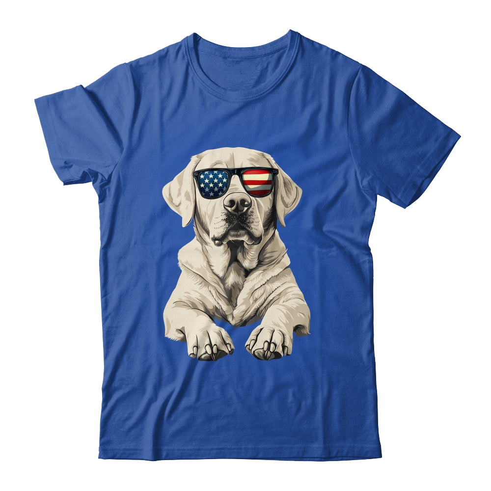 Patriotic Labrador Retriever Dog USA Flag 4th Of July Shirt & Tank Top | siriusteestore