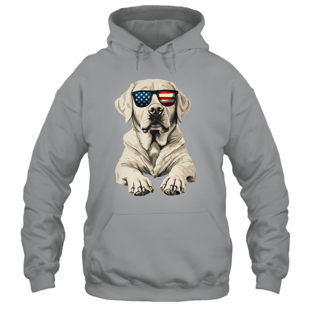 Patriotic Labrador Retriever Dog USA Flag 4th Of July Shirt & Tank Top | siriusteestore