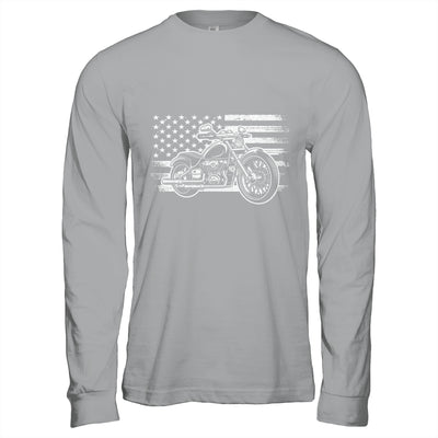 Patriotic Motorcycle Biker Vintage American US Flag Shirt & Hoodie | siriusteestore