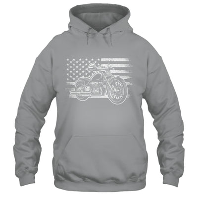 Patriotic Motorcycle Biker Vintage American US Flag Shirt & Hoodie | siriusteestore