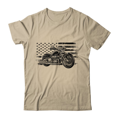 Patriotic Motorcycle Vintage American US Flag Biker Shirt & Hoodie | siriusteestore