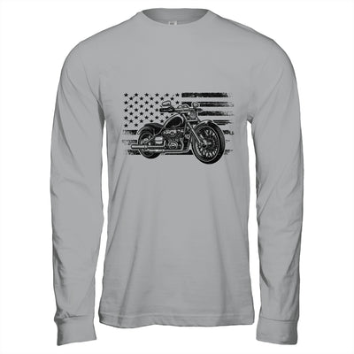 Patriotic Motorcycle Vintage American US Flag Biker Shirt & Hoodie | siriusteestore