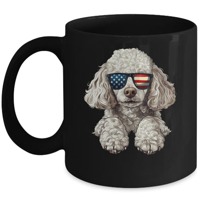 Patriotic Poodle Dog USA Flag 4th Of July Mug | siriusteestore