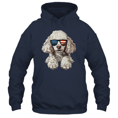 Patriotic Poodle Dog USA Flag 4th Of July Shirt & Tank Top | siriusteestore