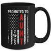 Patriotic Promoted To Aunt 2025 First Time New Aunt Mug | siriusteestore