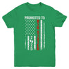 Patriotic Promoted To Big Sister 2025 First Time New Sister Youth Shirt | siriusteestore
