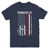 Patriotic Promoted To Big Sister 2025 First Time New Sister Youth Shirt | siriusteestore