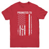 Patriotic Promoted To Big Sister 2025 First Time New Sister Youth Shirt | siriusteestore