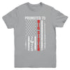 Patriotic Promoted To Big Sister 2025 First Time New Sister Youth Shirt | siriusteestore