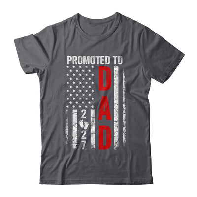 Patriotic Promoted To Dad 2027 First Time New Daddy Shirt & Hoodie | siriusteestore