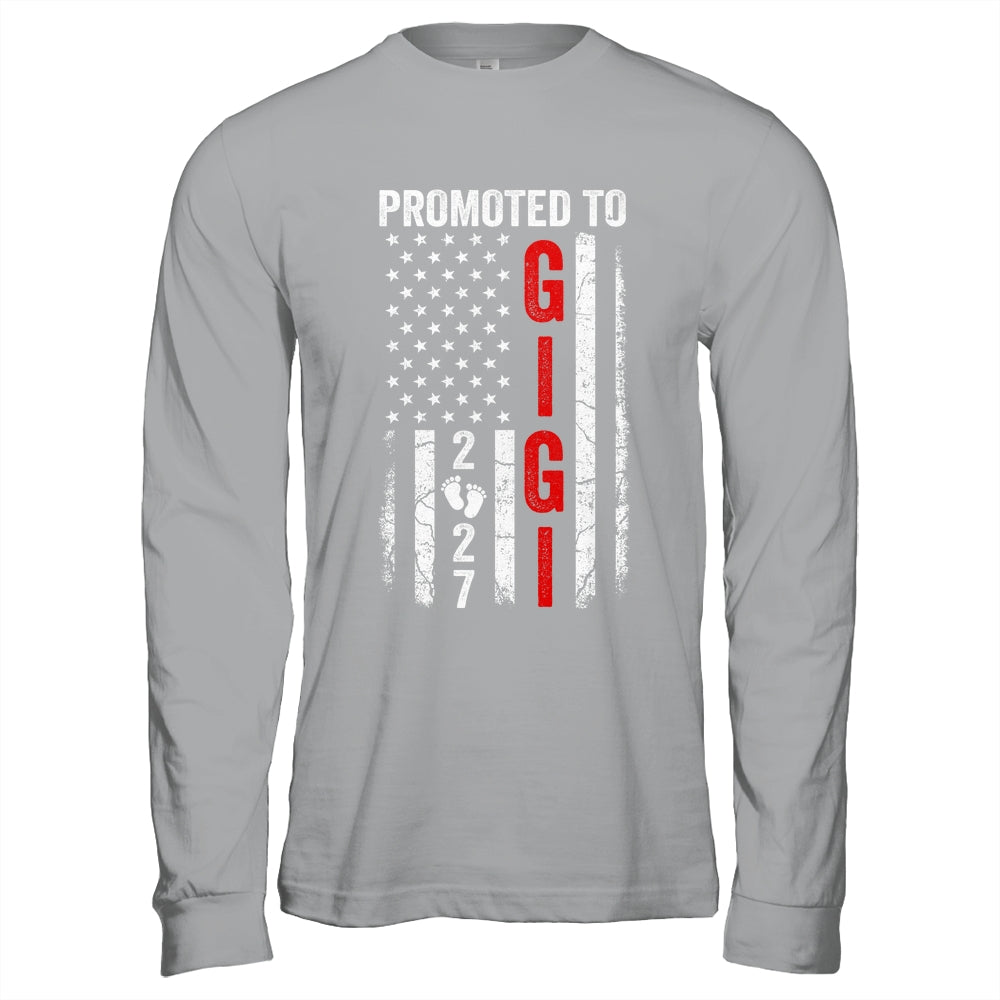 Patriotic Promoted To Gigi 2027 First Time New Gigi Shirt & Hoodie | siriusteestore