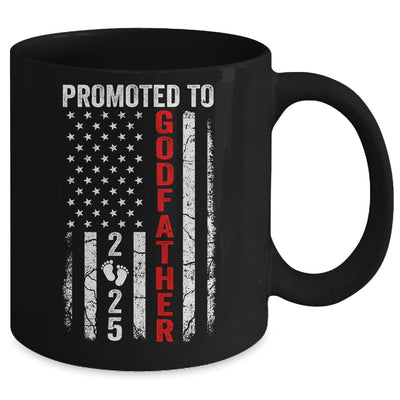 Patriotic Promoted To Godfather 2025 First Time New Mug | siriusteestore