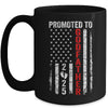 Patriotic Promoted To Godfather 2025 First Time New Mug | siriusteestore